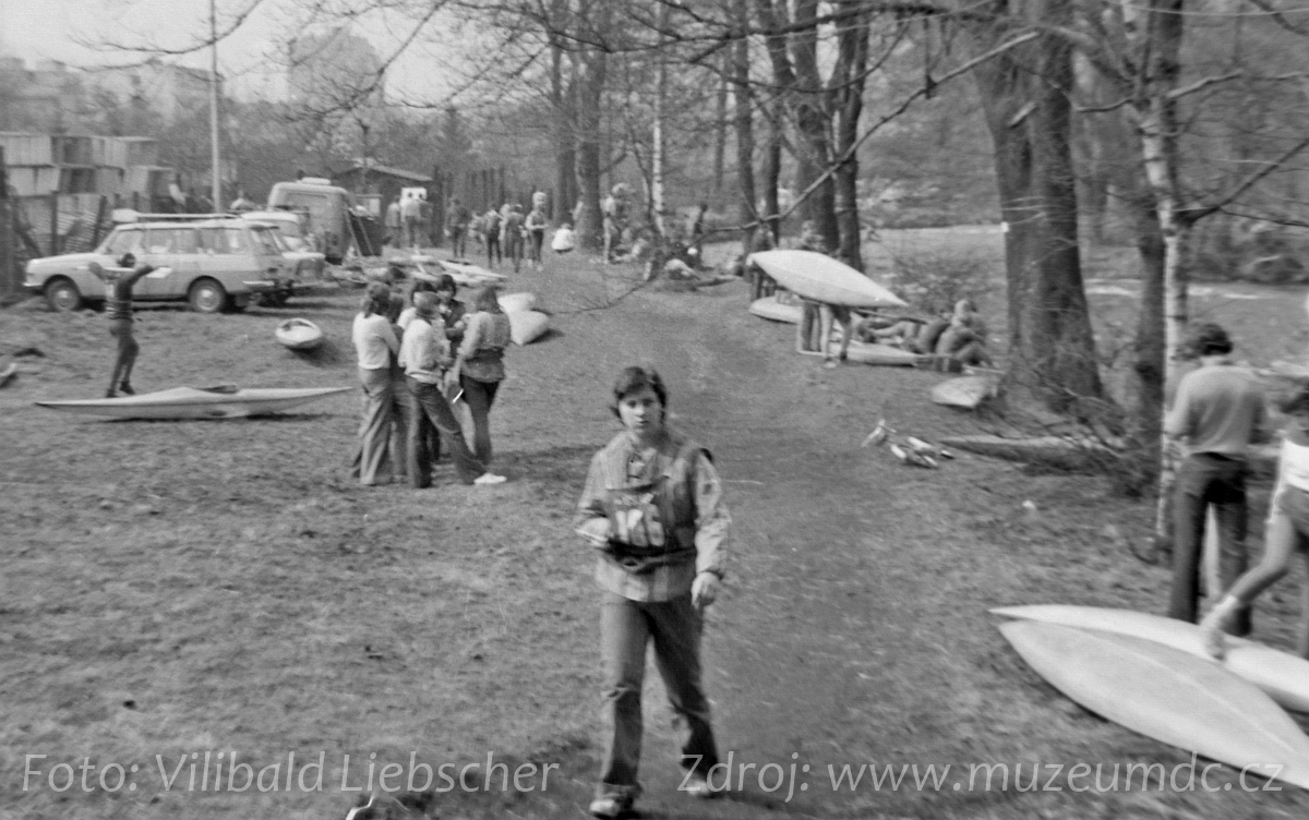 Vodní slalom na Ploučnici, Děčín III - Staré Město, 70. léta 20. století