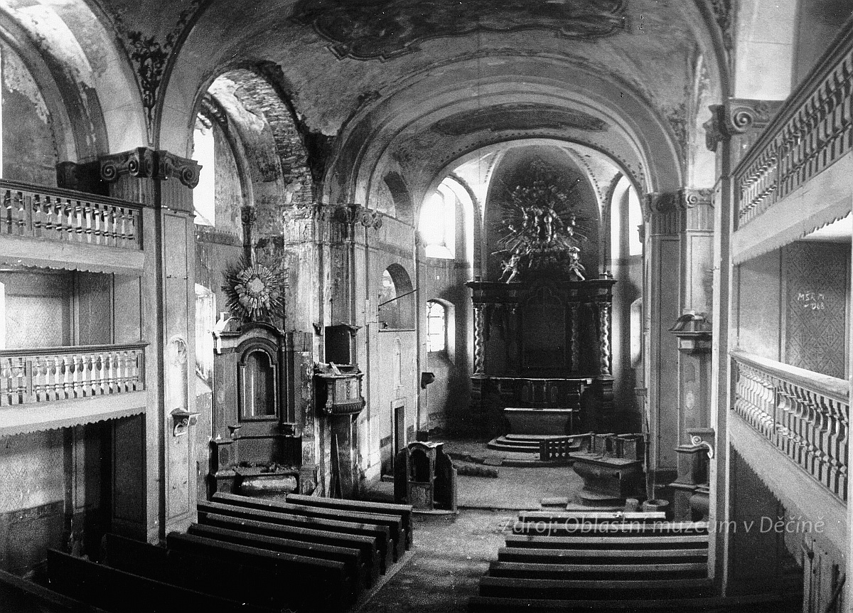 Valkeřice, farní kostel sv. Barbory