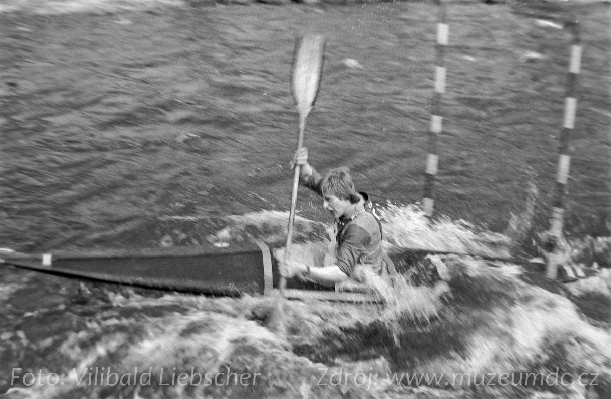 Vodní slalom na Ploučnici, Děčín III - Staré Město, 70. léta 20. století