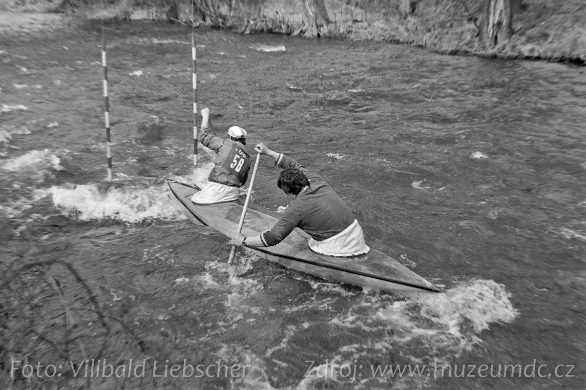 Vodní slalom na Ploučnici, Děčín III - Staré Město, 70. léta 20. století