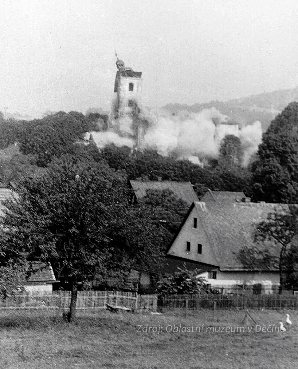Valkeřice, farní kostel sv. Barbory